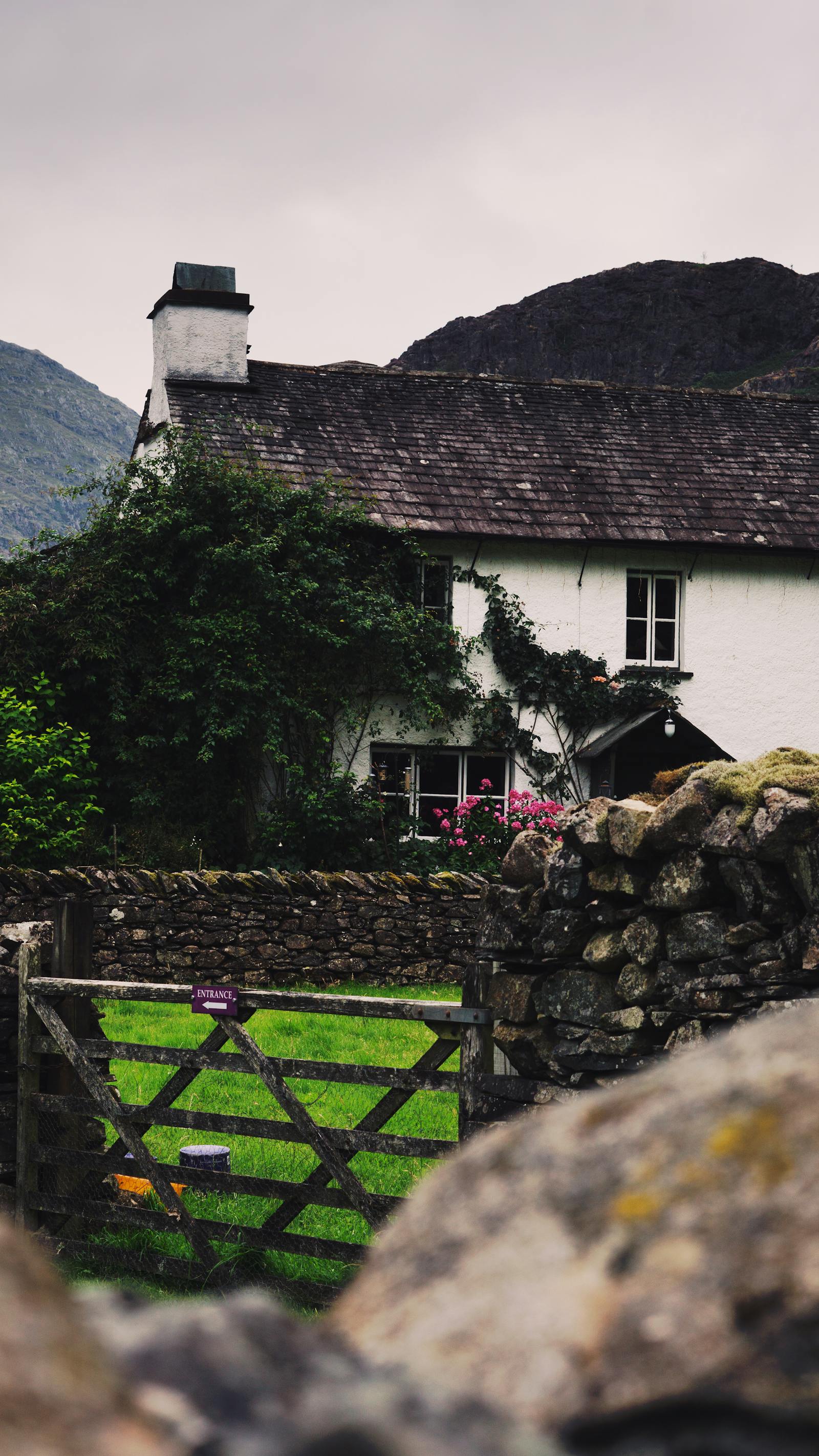 Stone cottage in a Lakeland village
