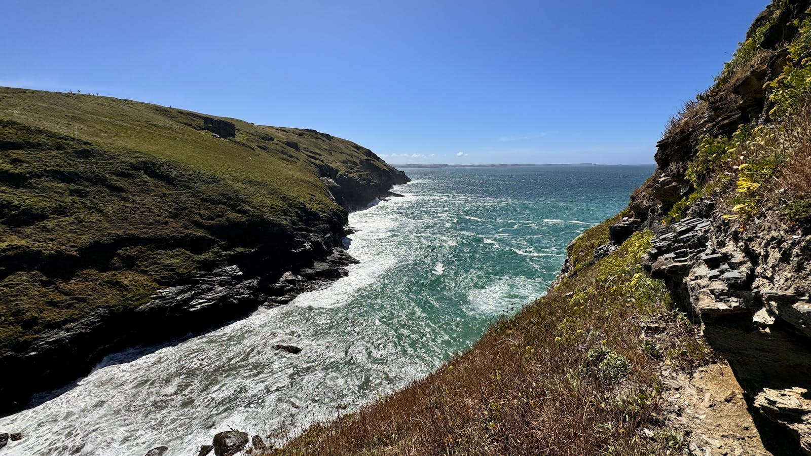 The Cornish coast